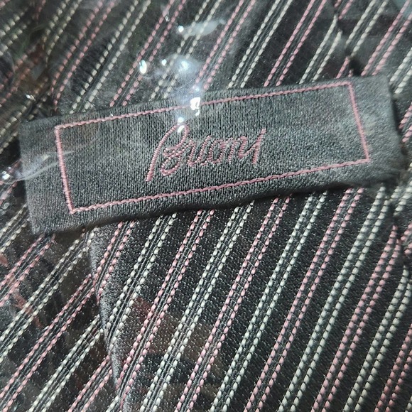 Brioni Stripes Silk Tie - Picture 4 of 5